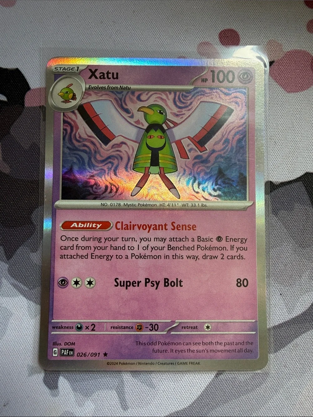 Natu & Xatu Pokémon Evolution Reverse Holo Card Lot 🔮 | 6 Cards ✨5/$25✨